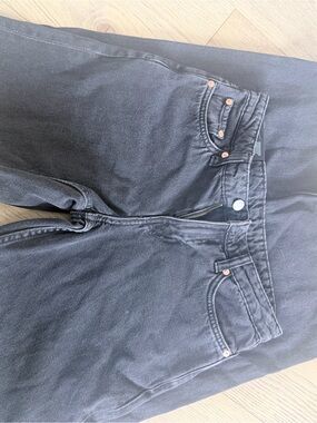 Weekday Black Wide-Leg Jeans